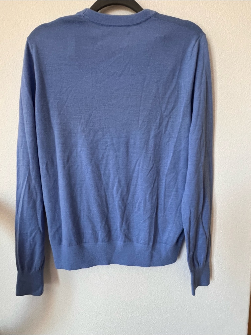 Tory Sport Light Blue Crewneck Birdie Golf Sweater with Red Bird Motif S NWOT - Picture 5 of 6